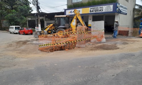 Saae-BM realiza obra de drenagem no bairro Saudade